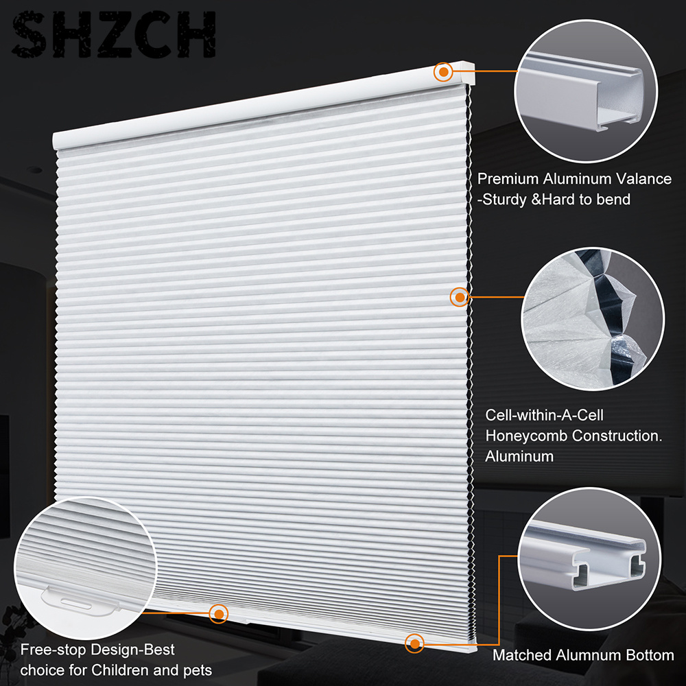 Home Office Windows - Persianas Celulares Blackout Honeycomb com Células