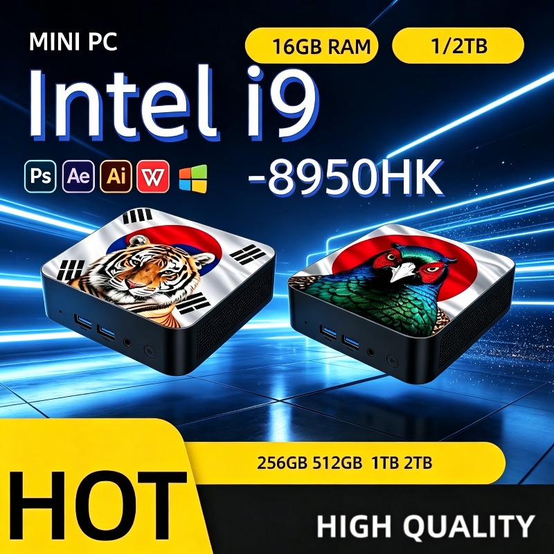 Home Office Windows - Mini PC Compacto de Mesa Intel