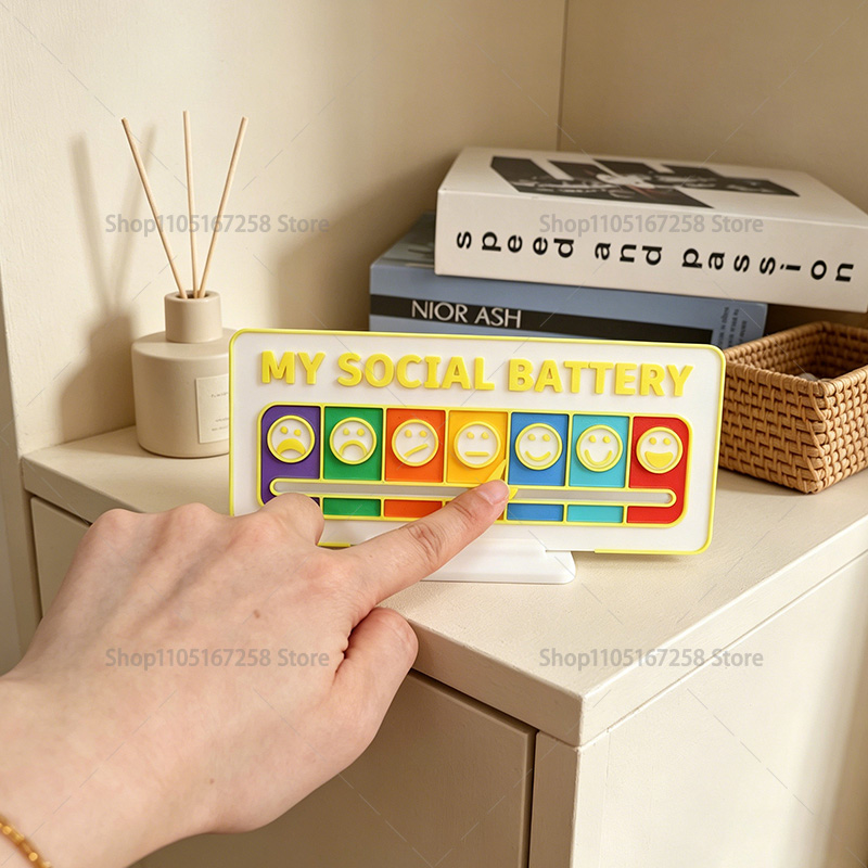 Home Office Mood Board - Placa de Humor Ajustável Impressa em