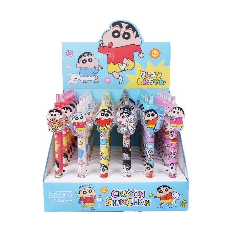 Home Office Student - Caneta Gel Cartoon Crayon Shinchan com