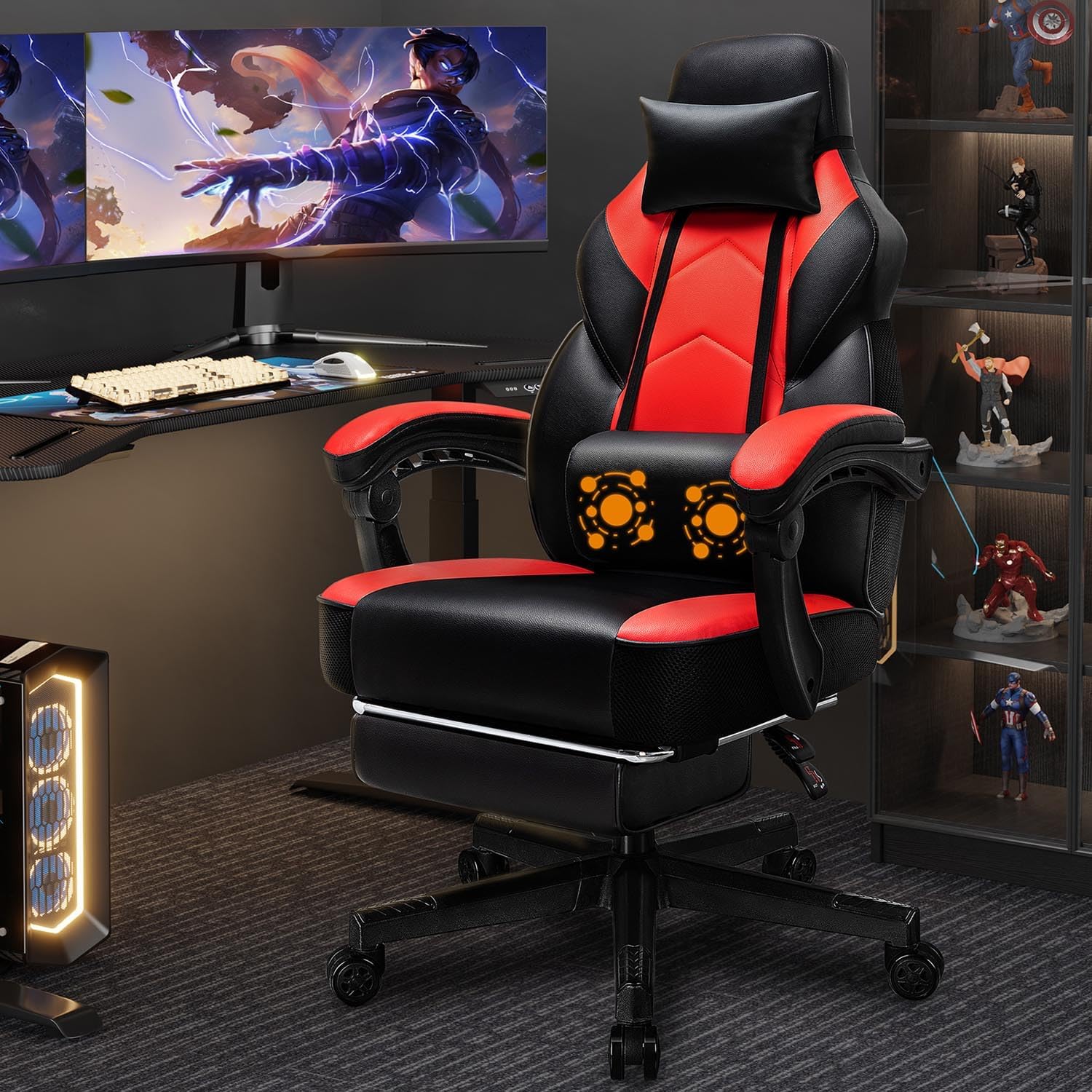 Home Office Ergonomics - Cadeira Gamer com Apoio para os