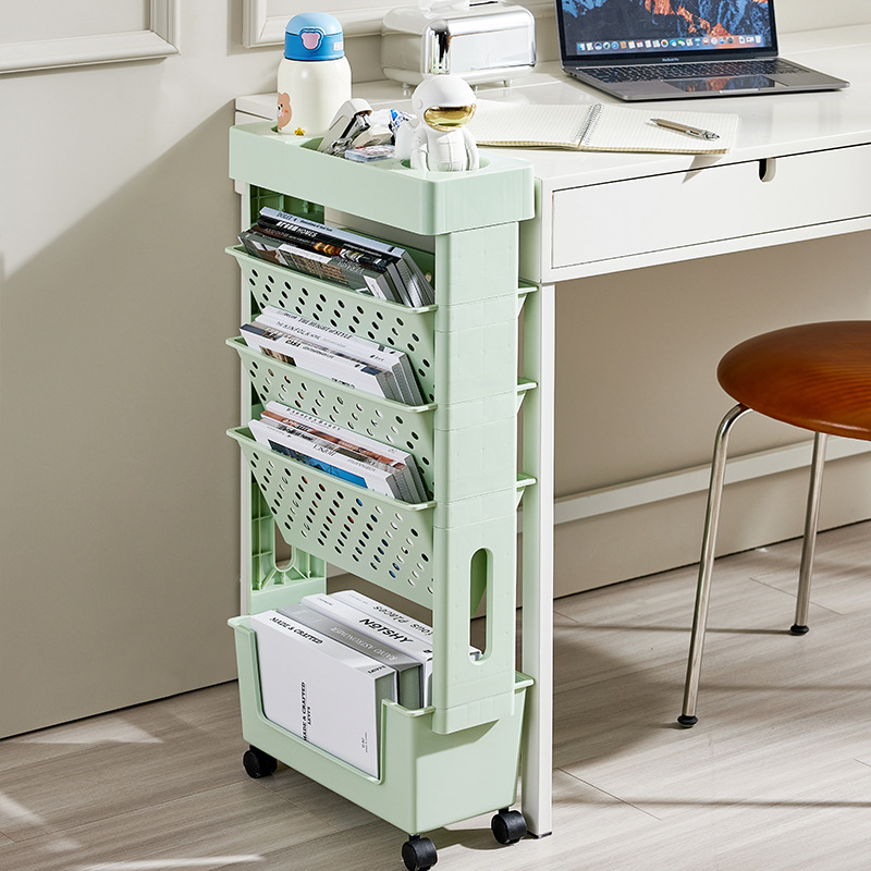Home Office Shed - Carrinho de Armazenamento com Rodas para