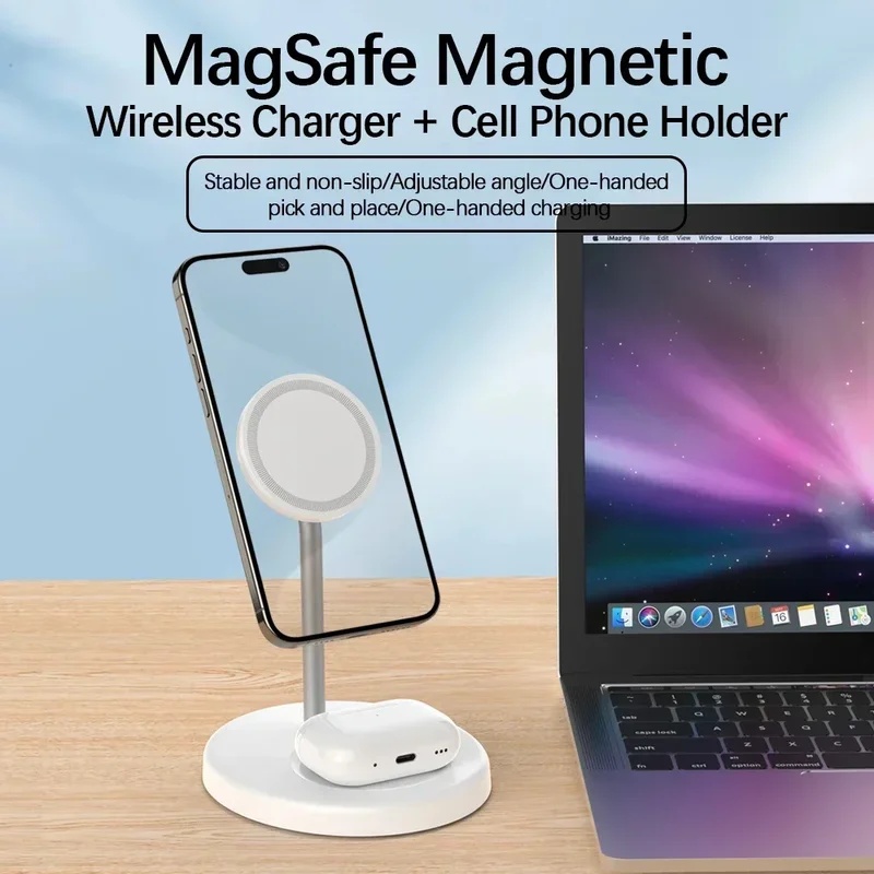 Desk Charging Station - Suporte Magnético de Mesa 2 em
