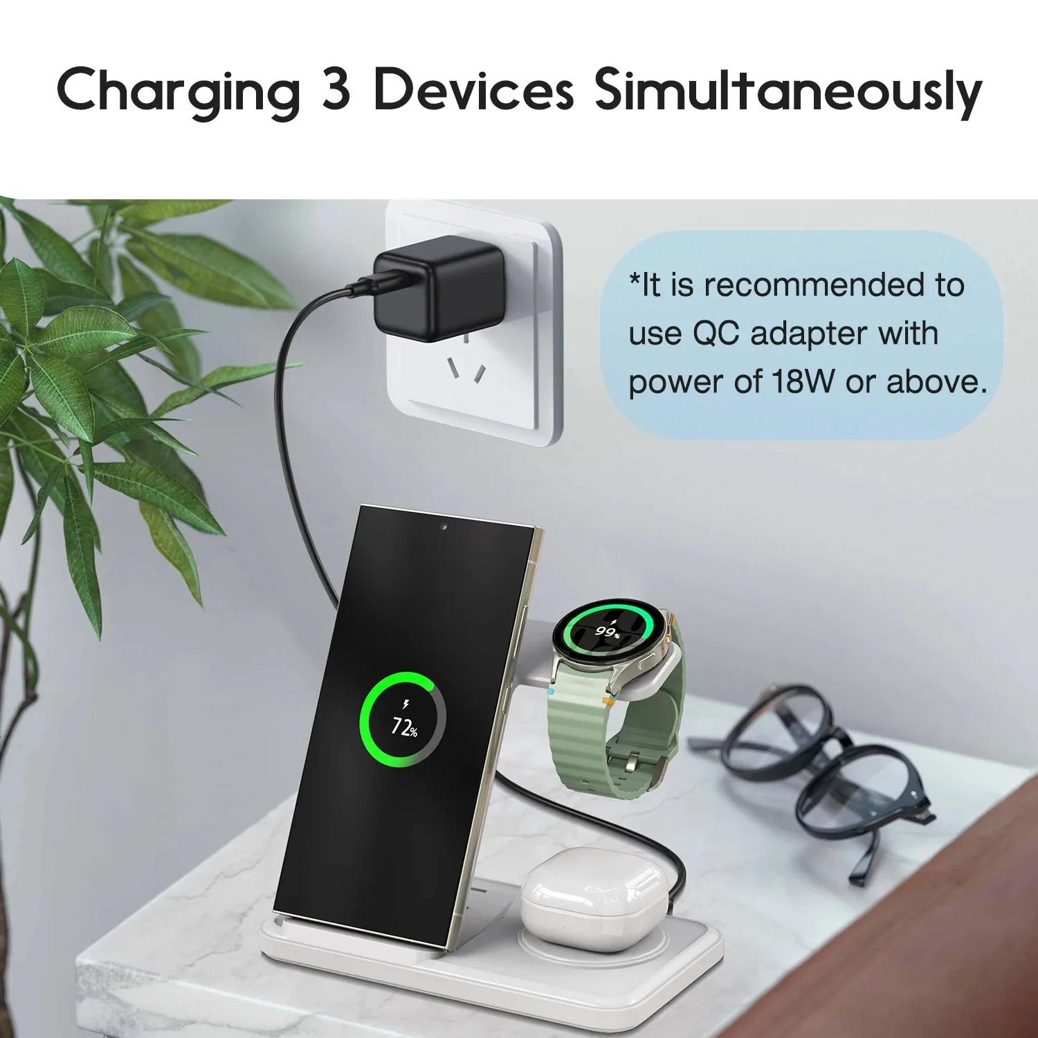 Estação de carregamento sem fi - Desk Charging Station avaliação e preço
