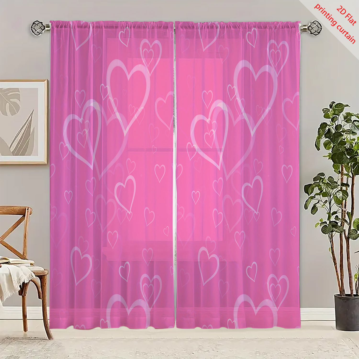 Cortina de Gaze Transparente c - Home Office Windows avaliação e preço