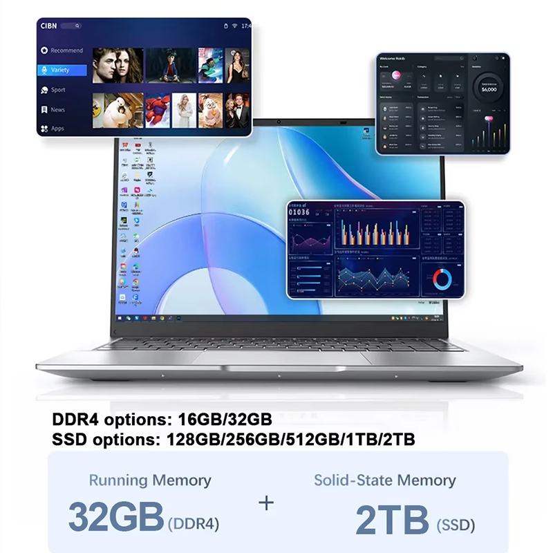 Novo Laptop Ultra Slim de 14.1 - Home Office Windows avaliação e preço