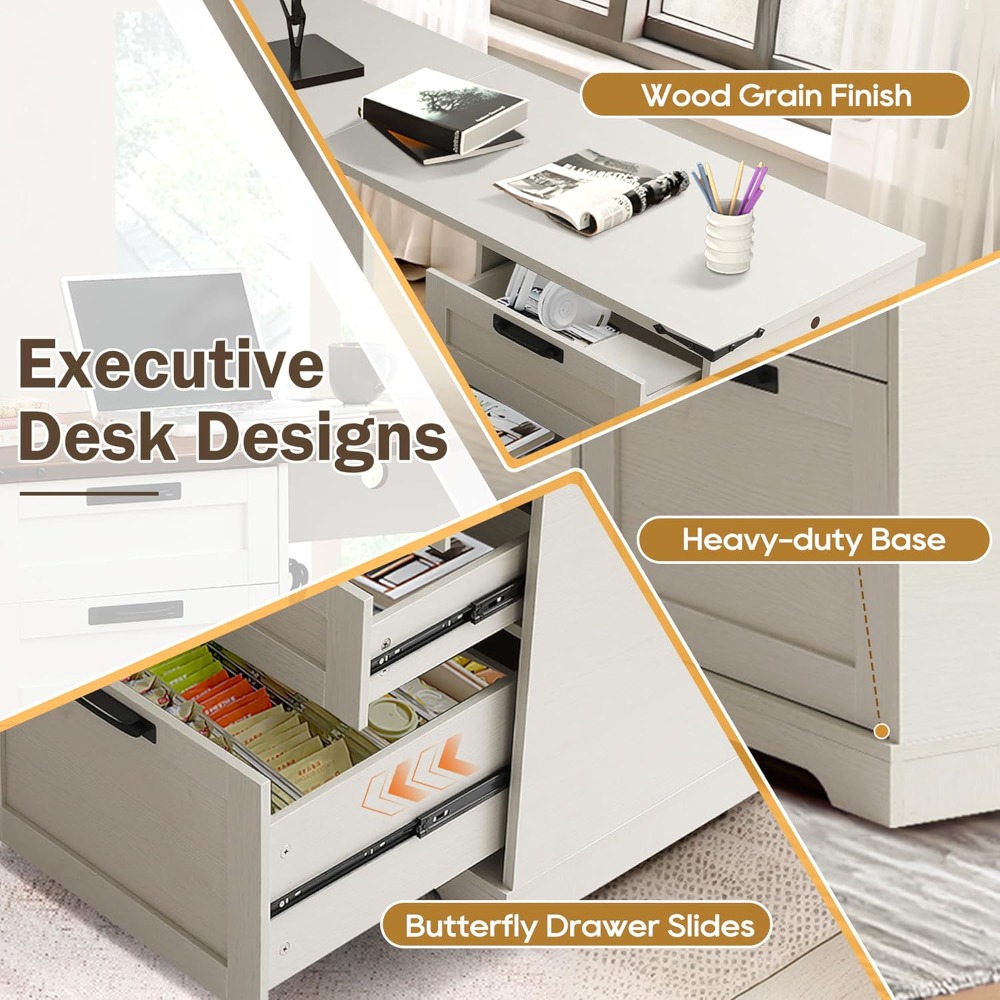 Mesa executiva em forma de L d - Desk Charging Station avaliação e preço
