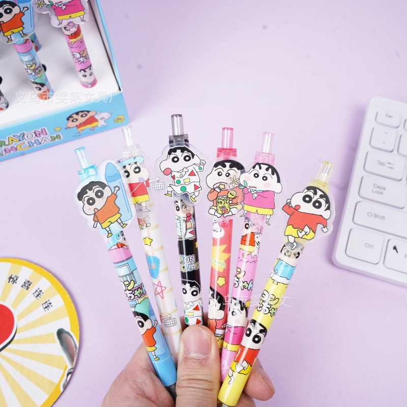 Caneta Gel Cartoon Crayon Shin - Home Office Student avaliação e preço