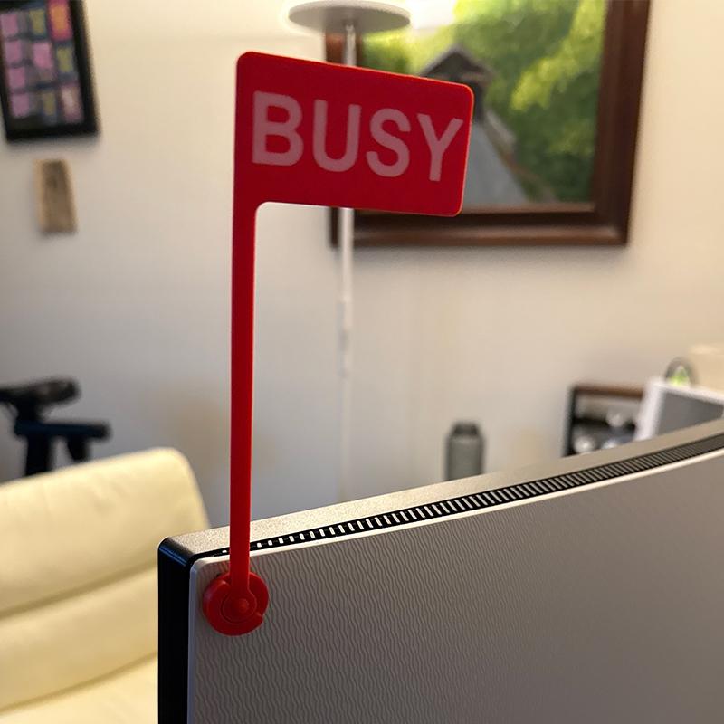 Placa de Sinalização 'Ocupado' - Home Office Work avaliação e preço