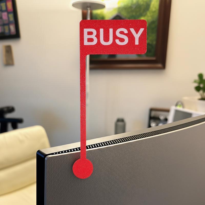 Placa de Sinalização 'Ocupado' - Home Office Work avaliação e preço