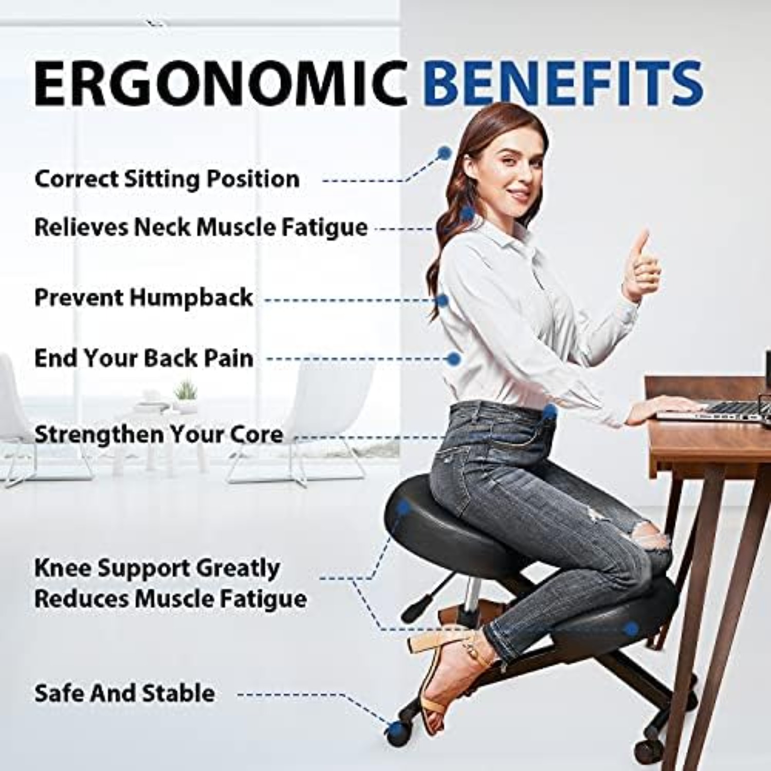 Cadeira Ergonômica para Escrit - Home Office Ergonomics avaliação e preço