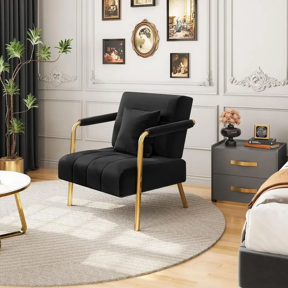 Sofá Elegante de Veludo de 30  - Home Office With Sofa avaliação e preço