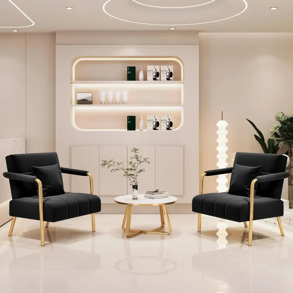 Sofá Elegante de Veludo de 30  - Home Office With Sofa avaliação e preço